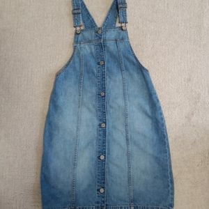 Gap Kids Jean Dress Overalls, size XXL